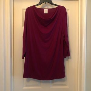 Burgundy Blouse